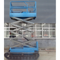 China Aerial Working Platform Lifting Table Crawler Samobieżny podnośnik nożycowy na torach